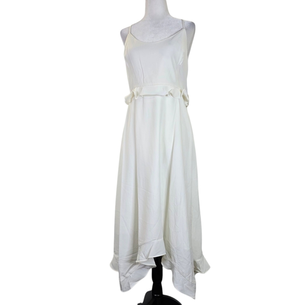 H by Halston Heritage Asymmetrical midi dress